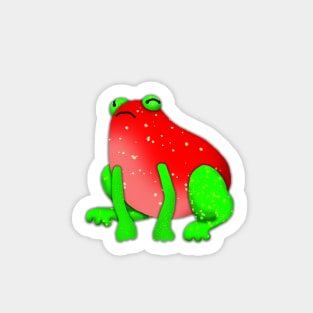 Strawberry Frog Sticker